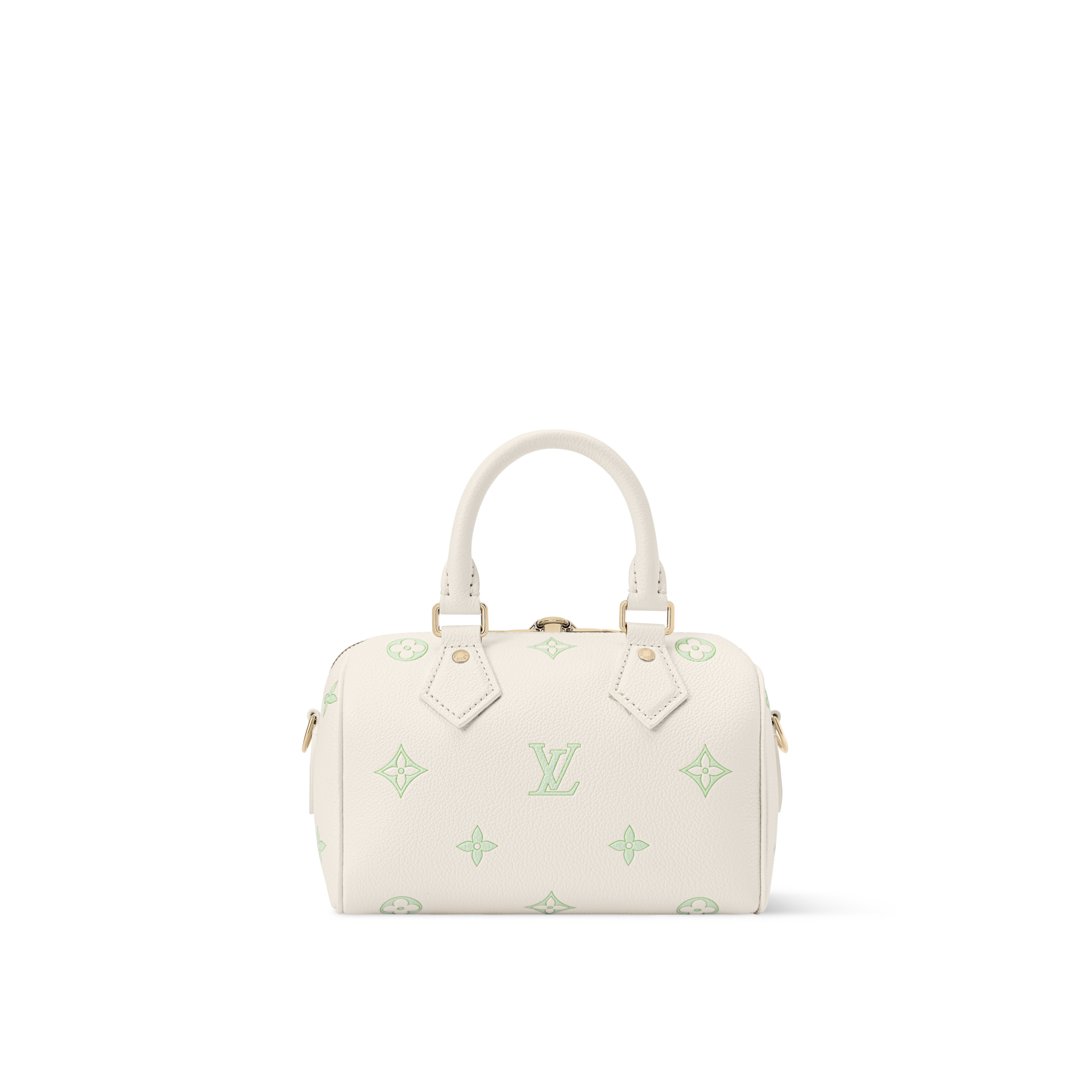 Louis Vuitton ショルダーバッグ ホワイト Speedy Bandoulière 20 Bicolor Monogram Empreinte Leather - Bags